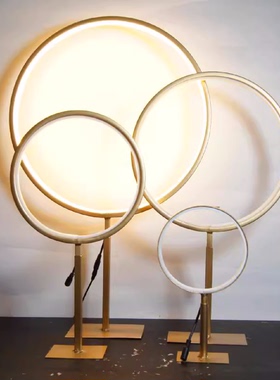 佛像背光灯佛光普照佛圈佛龛台寺庙佛堂长明灯供奉佛像光圈禅意灯