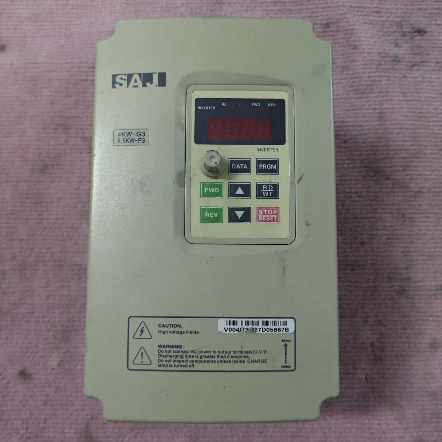 SAJ三晶变频器V004G3/V5R5P34KW-5.5K--议价商品