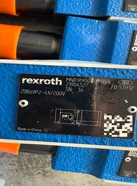 ZDB6VP2-4X/200VR900409844力士乐溢适用