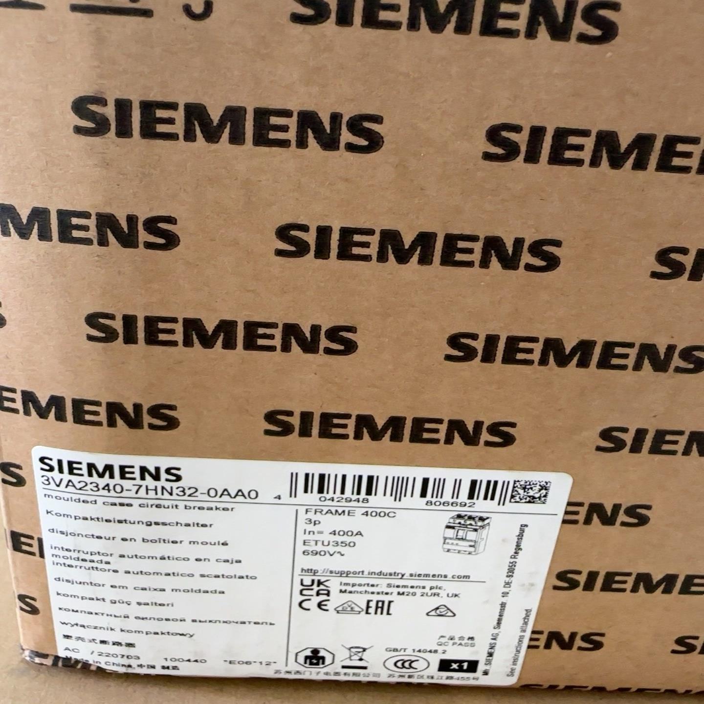 询价~塑壳断路器 3VA2340-7HN32-0AA0