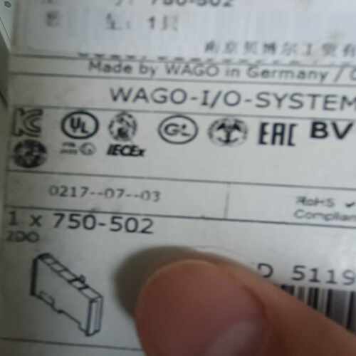万可模块wago750-50220个~询价