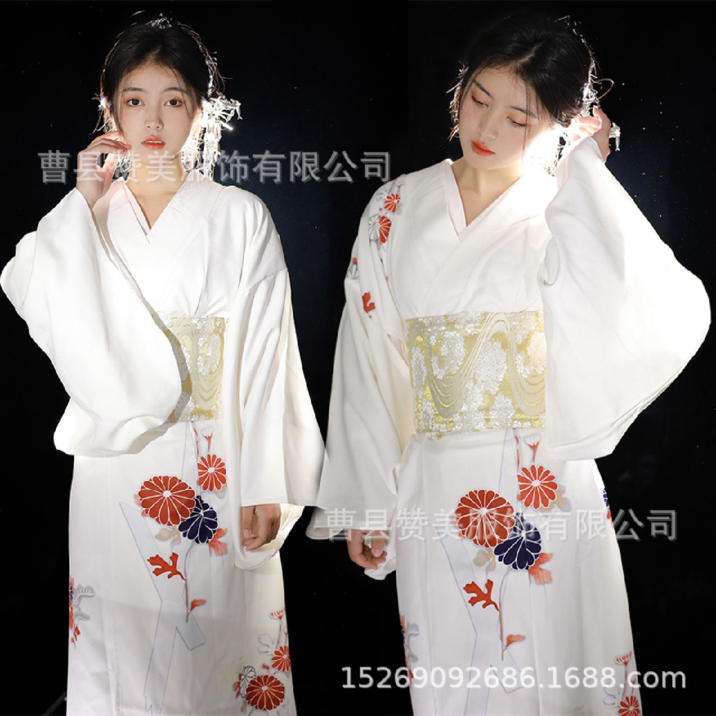 和服女正装传统日式和风浴衣神明少女改良中国风摄影写真拍照服装