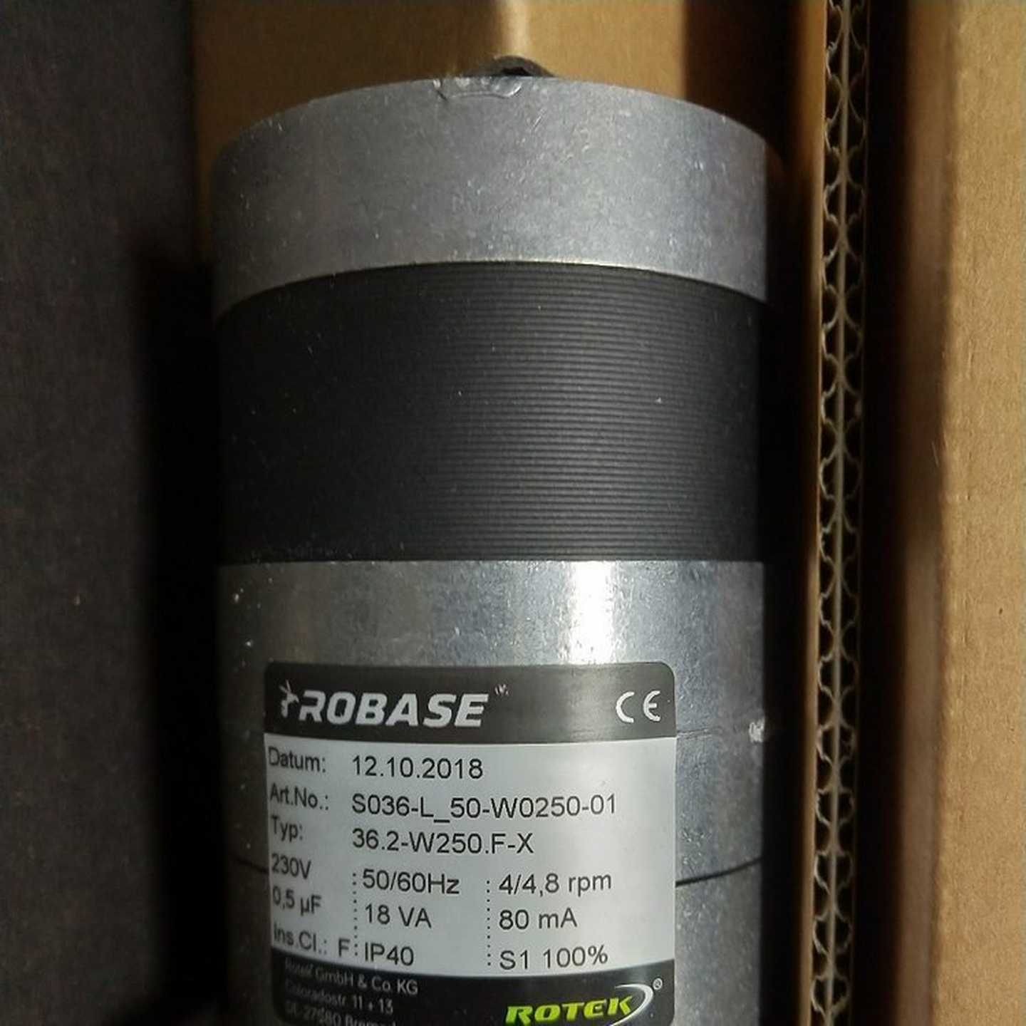 ROTEK直Q齿轮 电机ROBASE 34.2-TX 230V 50-60Hz 1500/1800pm