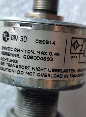 【询价】力士乐压力传感器GIV30  Q02D04993，成