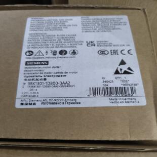 现货 3RK1301 正品 0AA2电动机起动器全新原装 价格无票 1DB00