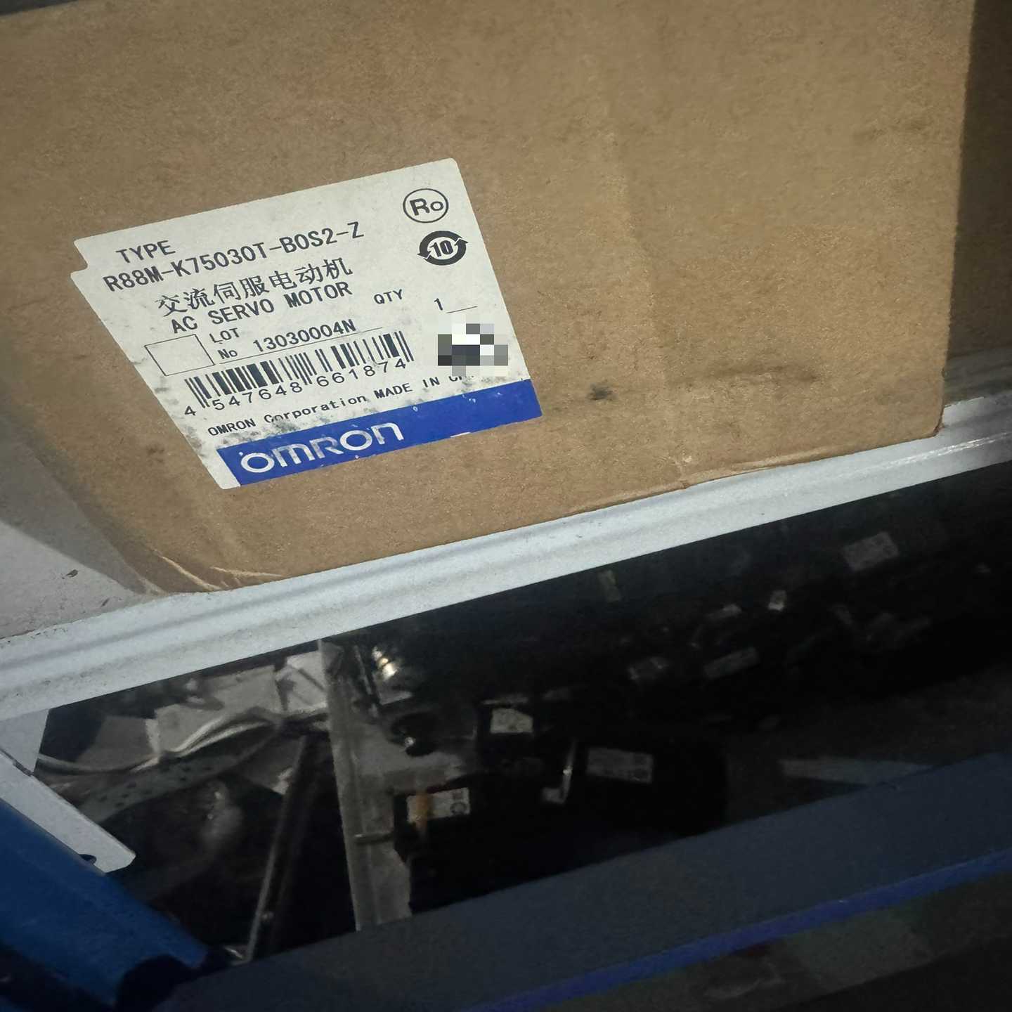 【议价】伺服电机R88M-K75030T-BOS2-Z,原适用