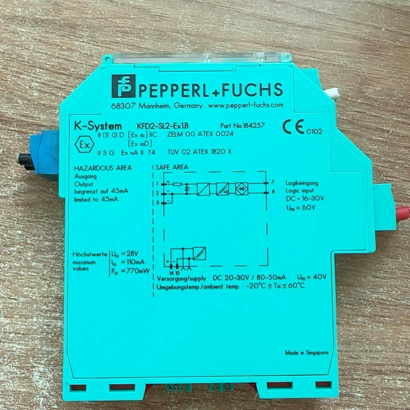 倍加福安全栅KFD2-SL2-EX1.B询价