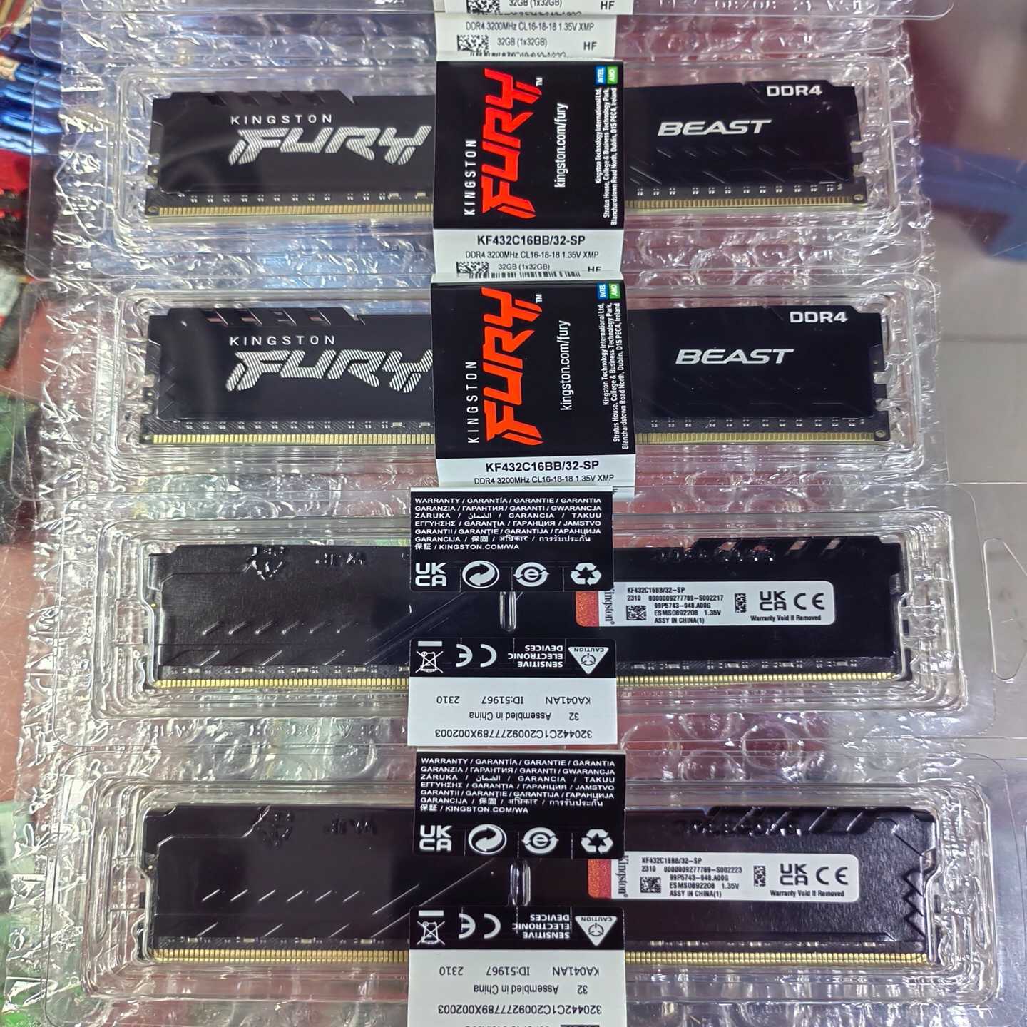 金士顿ddr4单根32g3200台式机电脑内存条台产全--议价商品