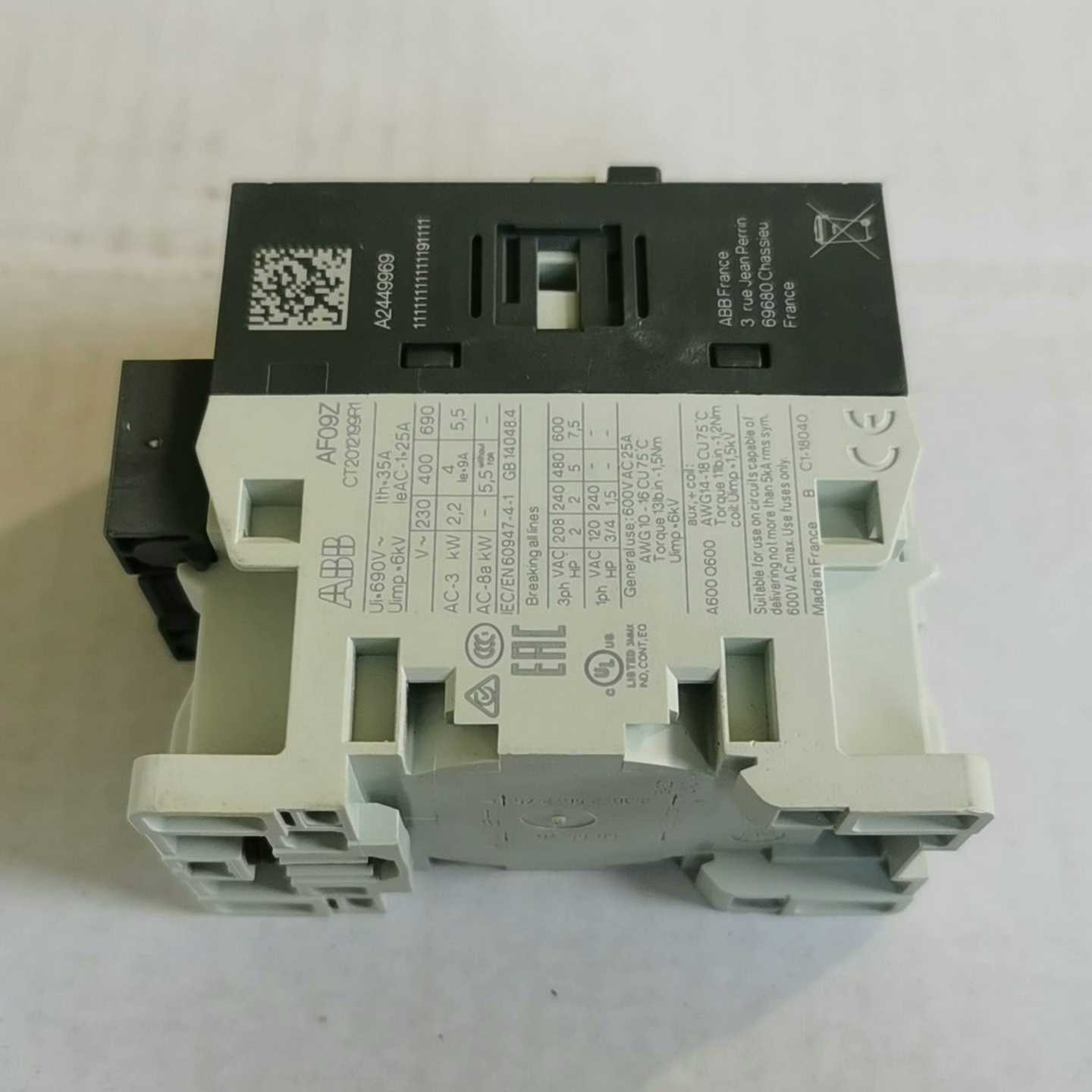 （明明电子）ABB接触器AF09Z-30-01-21*24-60V AC