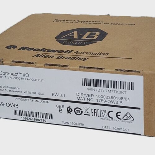 工厂密封ALLENBRADLEY1769OW8SERB小巧型IO模块FW3.1