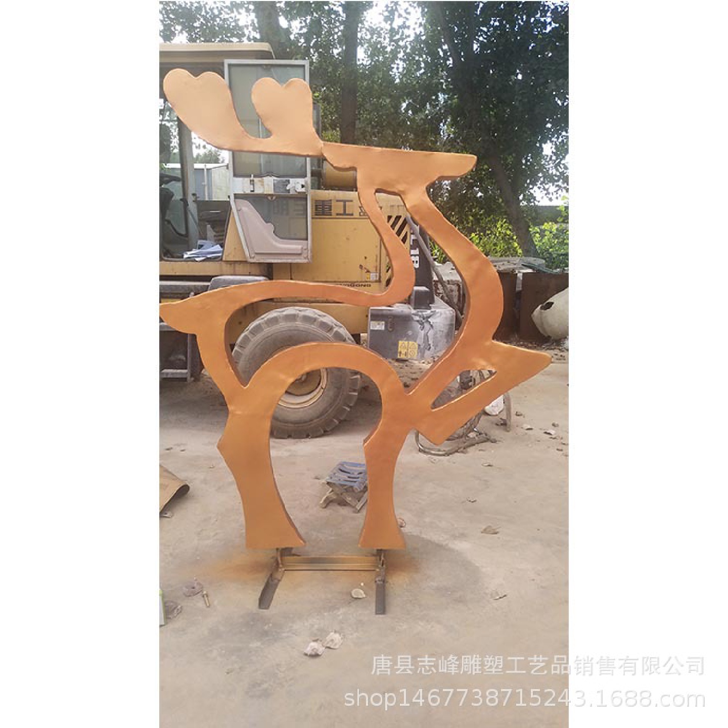 大型2米铜鹿铜龟铜仙鹤铜飞鹰展翅雕塑长颈鹿动物铜雕