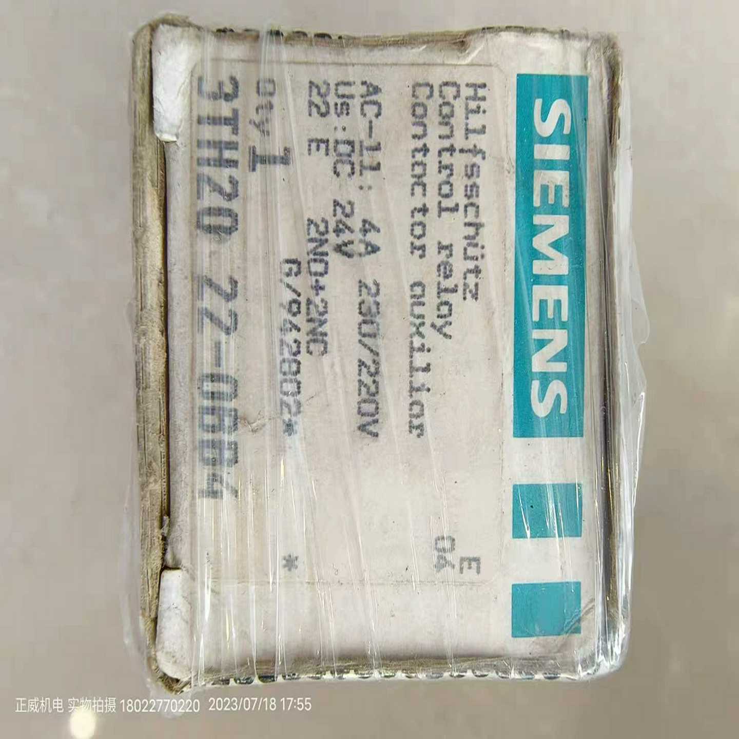 德国产SIEMENS西门子中间继电器3TH2022-0BB4--议价商品