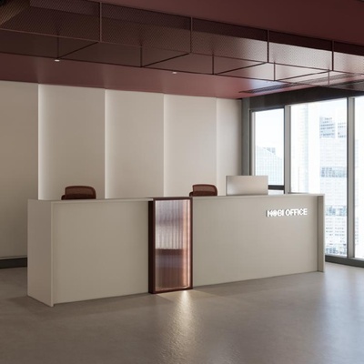 吧台收银台美容院店铺服装店柜台培训机构吧台商用公司前台接待台