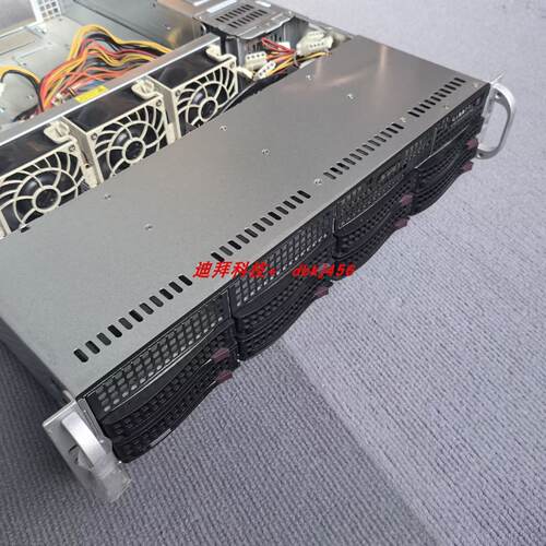 超微CSE825TQCR802LPB服务器机箱EATX主板2U8盘3.5800W电源原厂