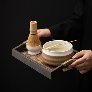点茶抹茶竹筅宋代点茶工具茶道打抹搅拌抹茶刷茶筅茶筅立茶拔套装