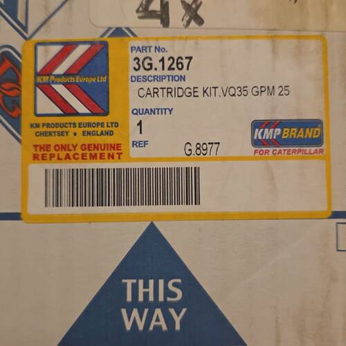 KMP BRAND 3P.1267 CARTRIDGE KIT VQ35 GPM 25  6 months warran