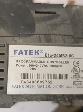 【询价】台湾  永宏 plc   B1Z-24MR2-AC    正适用
