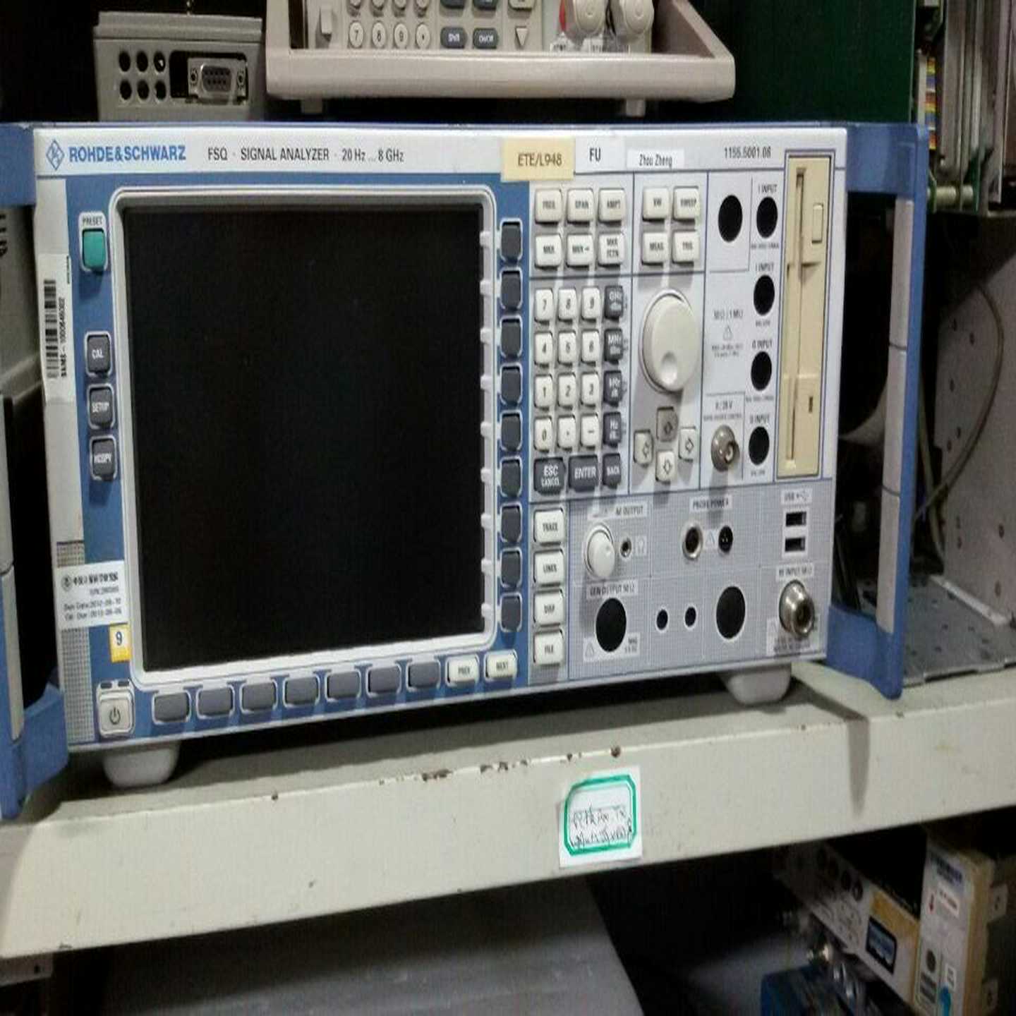 二手R&S/罗德与施k瓦茨FSQ8信号分析仪FSQ3FSQ26FSQ30FSQ40回