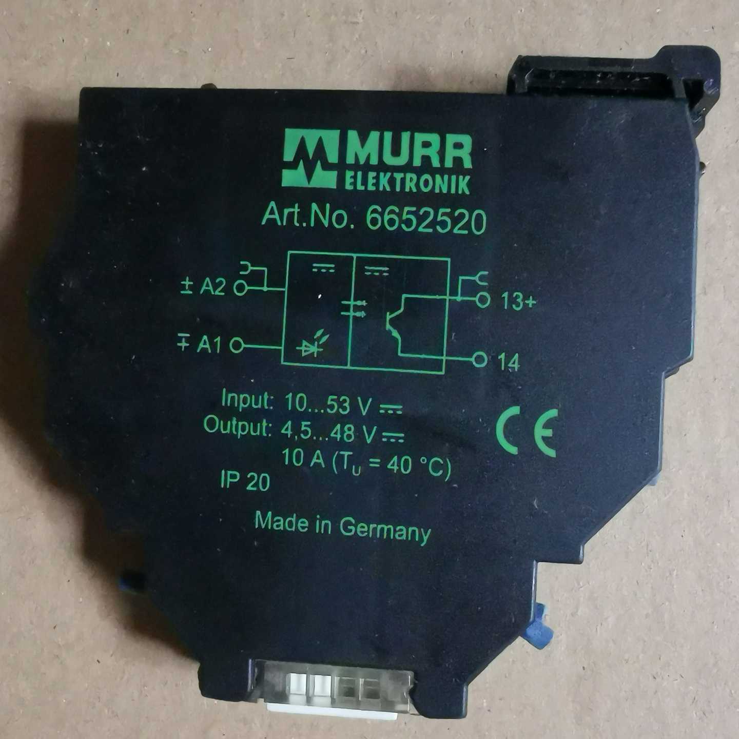 【议价】MURR穆尔继电器光耦6652520适用