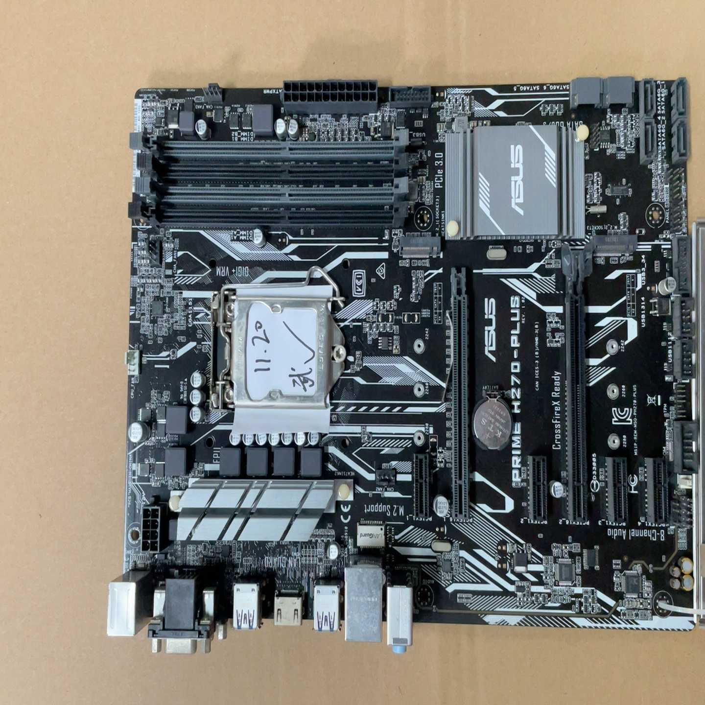 华硕H270-PLUS主板，详细看图，主板成色好，功能全正常--议价商