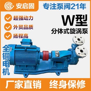 不锈钢高扬程高压力旋涡泵悬臂分体式 卧式 增压泵锅炉给补水泵单级