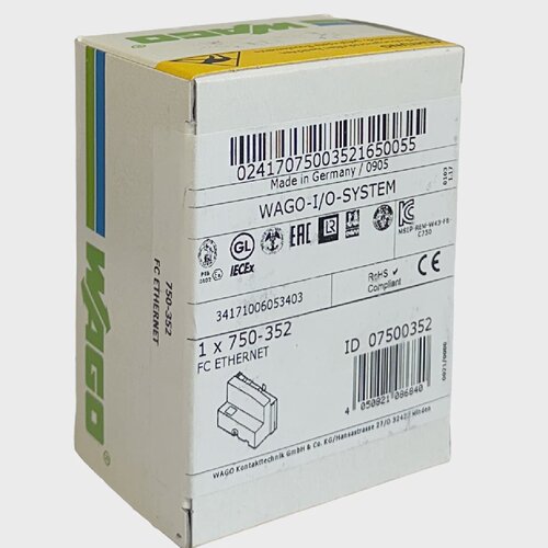 WAGO75035207500352FCEtherNetFIELDBUSCOUPLER2端口IO系统NSFS