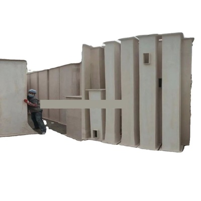 玻璃钢方管纤维FPR可定制房梁管道平台拉挤吊顶钢格栅矩形管