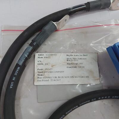 HYSTER 1541451 Batteria Connettore BlueNon din 48V