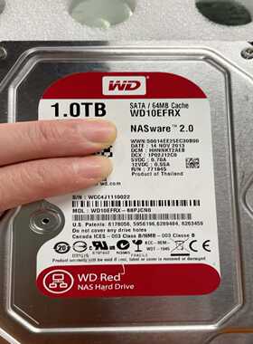 WD10EFRX--68PJCN0全好盘1T