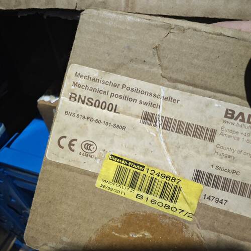 询-巴鲁夫BALLUFF机械限位开关型号BNS819