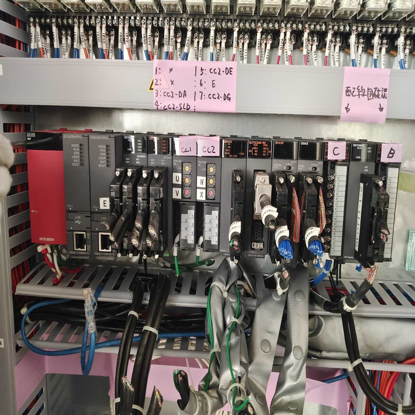 三菱PLC模块一套，QD75MH4、QD75DN、QD62D--议价商品