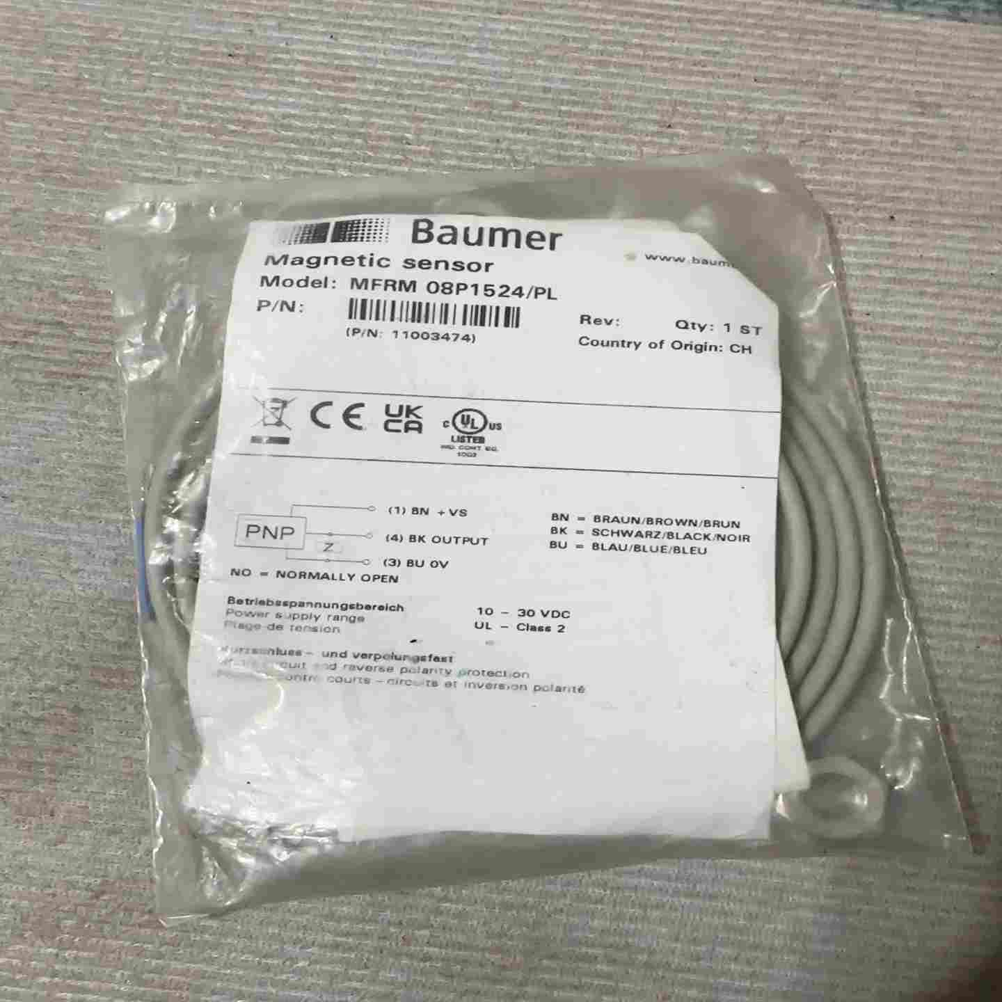 询价~Baumer堡盟MFRM 08P1524/PL磁式接