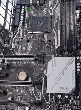 华硕x370pro主板不启动带挡板-议价