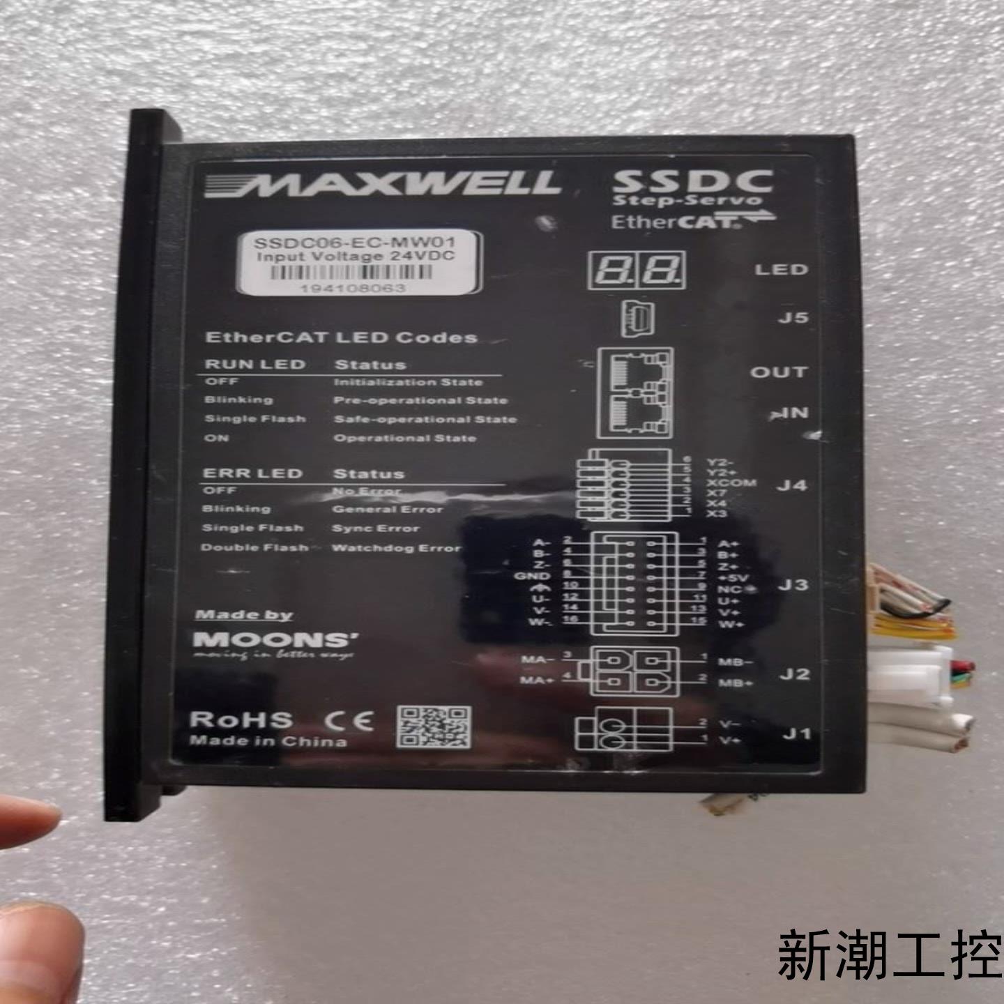 MAXWELL 鸣志SSDC06-EC-MW01伺服驱动器议价商品