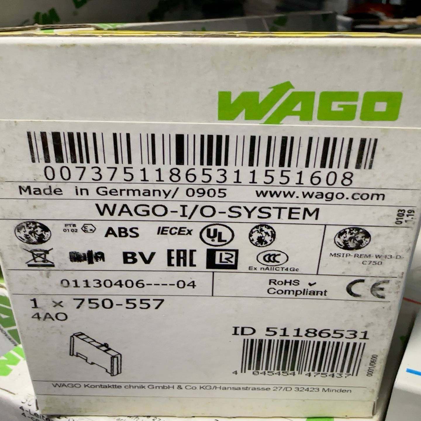 750-557万可WAGO模块，3个，没开封询价
