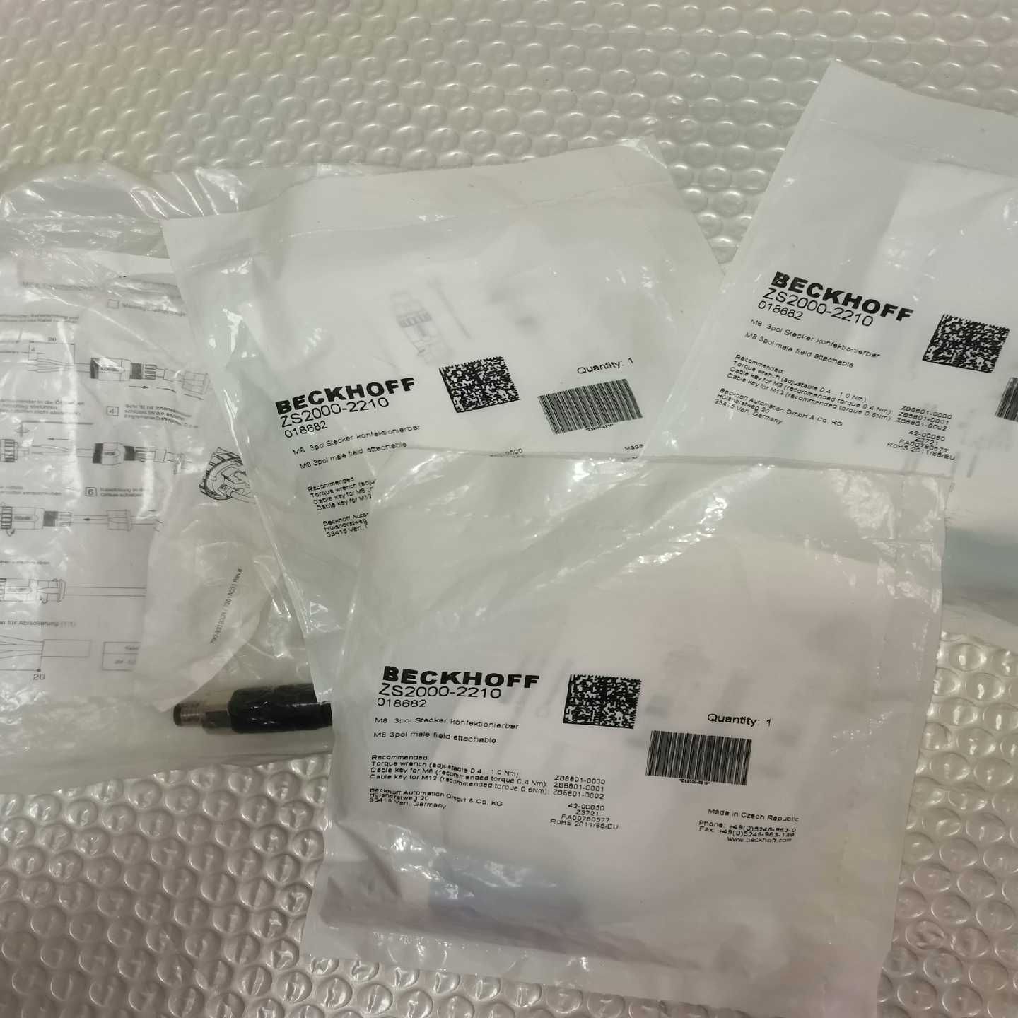 BECKHOFF倍福连接线ZK2000-2210,料号018~询价