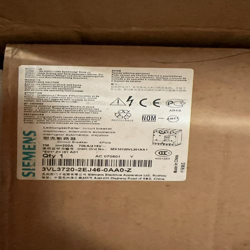 (询价)漏电开关 3VL3720-2EJ46-0AA0-Z 3