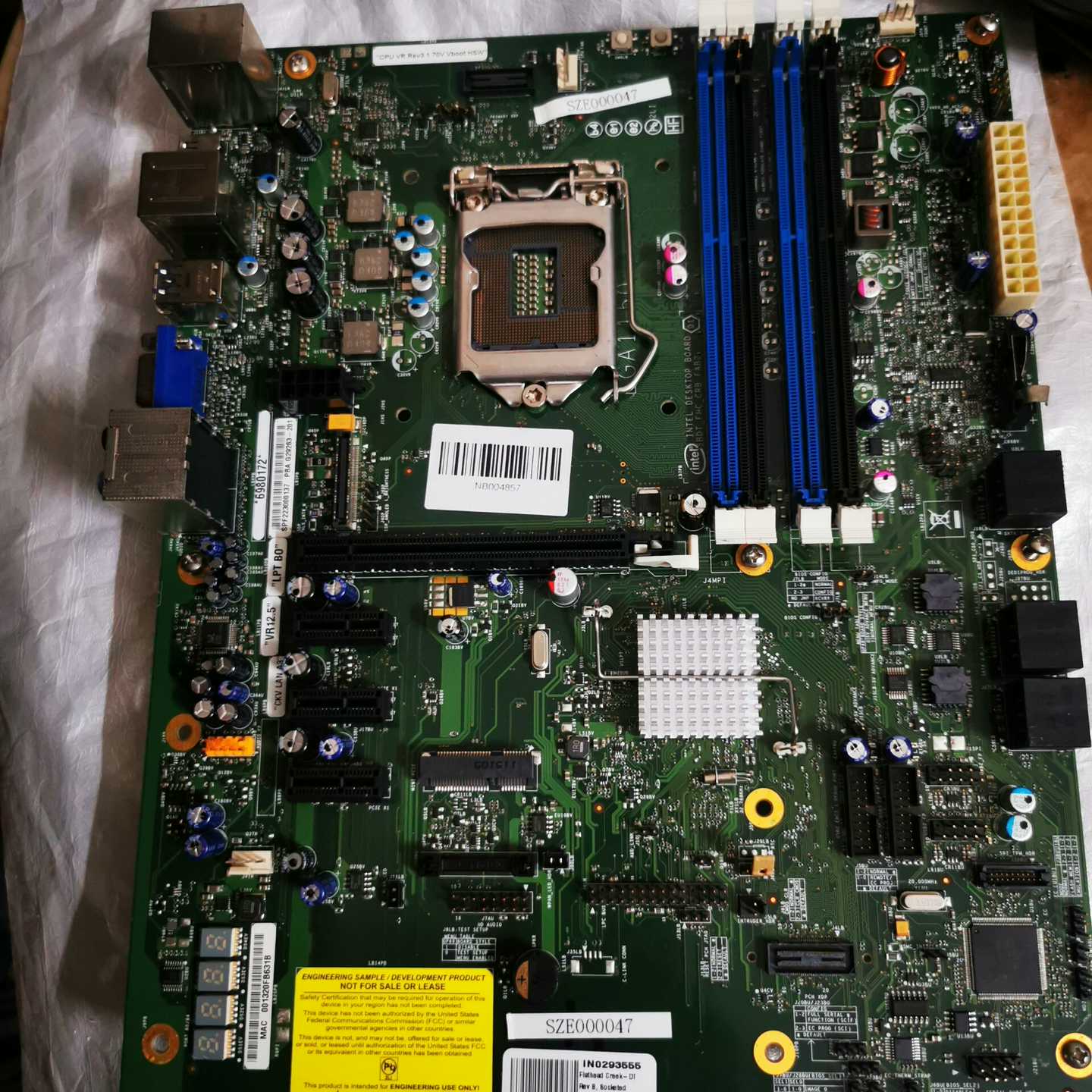 议价英特尔工程样品开发板测试平台