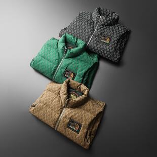 冬季轻薄款羽绒马甲男士白鸭绒保暖背心外套欧洲站潮牌大码坎肩潮