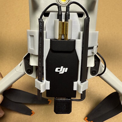 二手大疆mini4pro增强图传4g模块定制支架天线二代模块