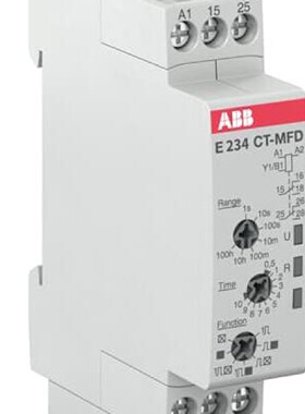 议价原装ABB延时继电器CT-MFD.21, 2C/0 ,12-240VAC/DC, 0.05s-10