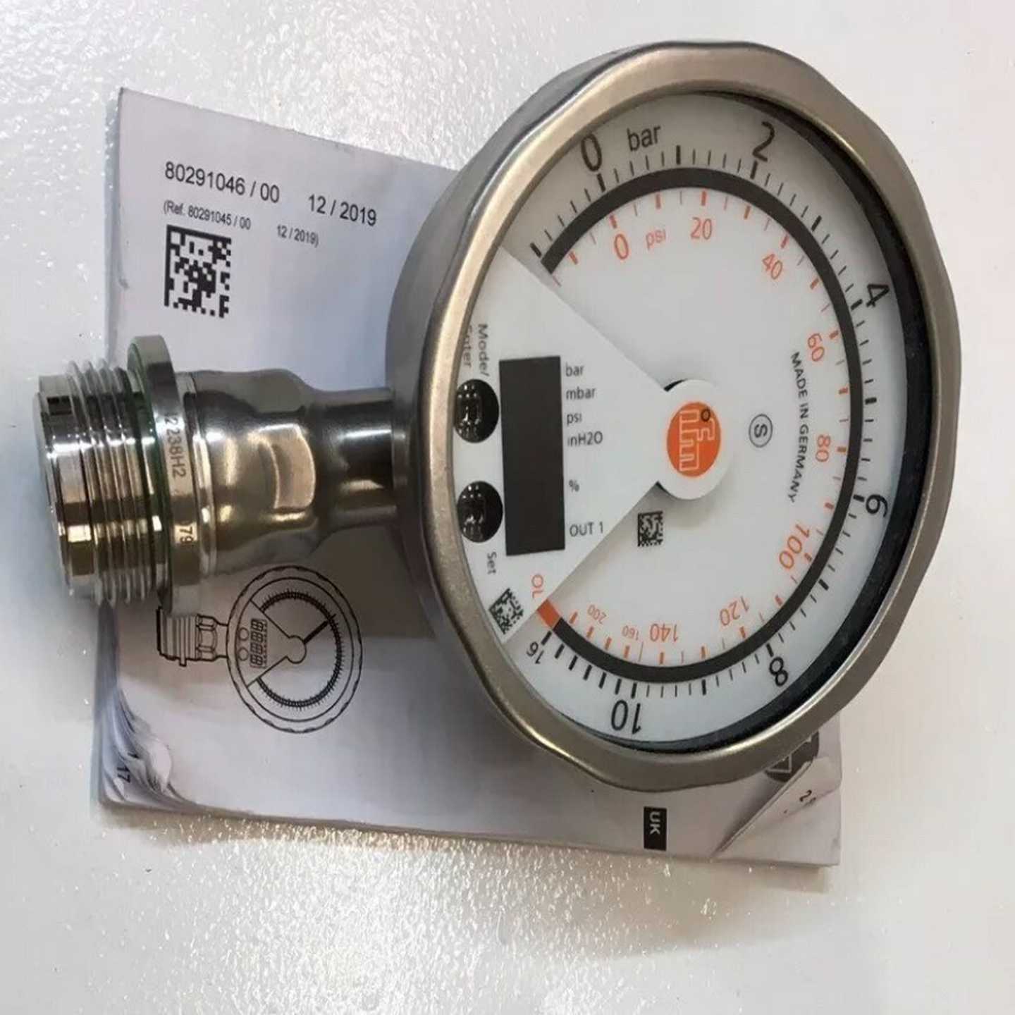 IFM压力变送器PG2794模拟/数字-1bar…10bar(亚飞商行)
