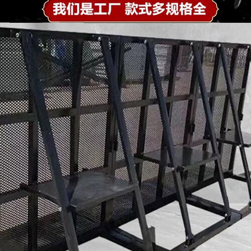 加厚款防爆铁马演唱会防爆隔离栏活动赛事安保黑色防爆铁马护栏