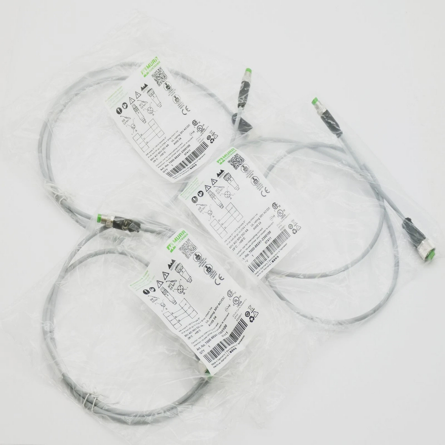 3xMurrElektronik7000-88241-2300100PUR3x0.25grUL/CSAs