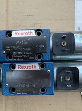 力士乐电磁阀4WE6D62OFEG24N9K4两个MNR，议价商品