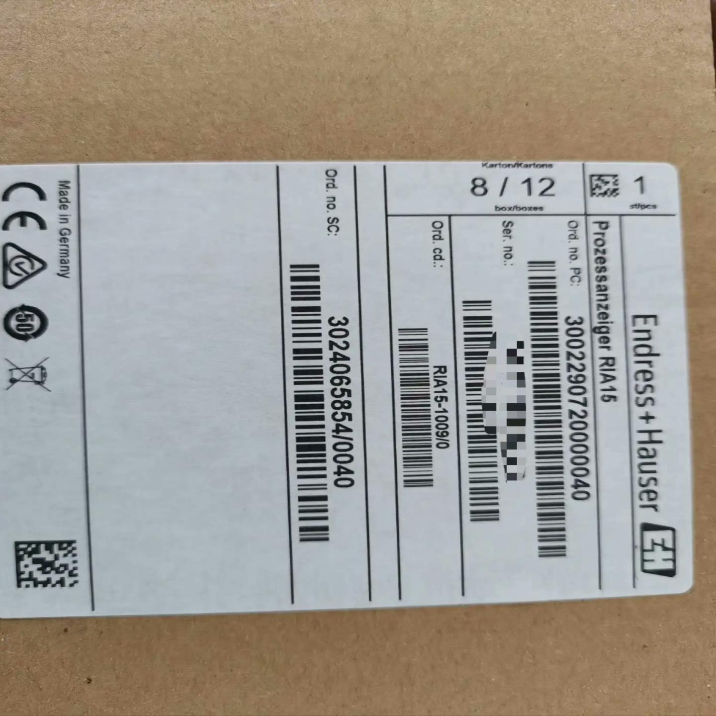 【星慕电子】E+H 回路供电指示仪 RIA15-AAA1（RIA15-1