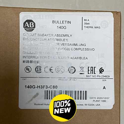 140G-H3F3-C80断路器，未开封，真实图片询价