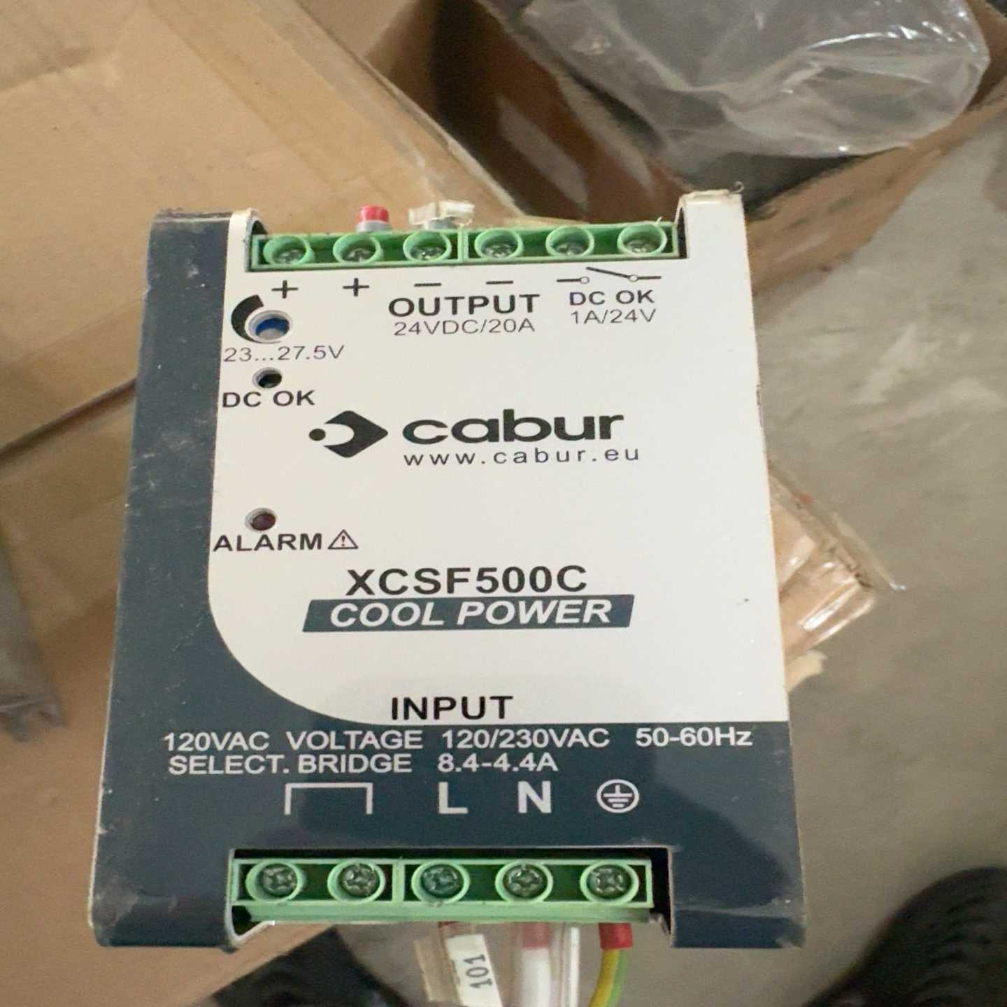 咨询-Cabur卡博电源XCSF500C,24V/20A,输入AC