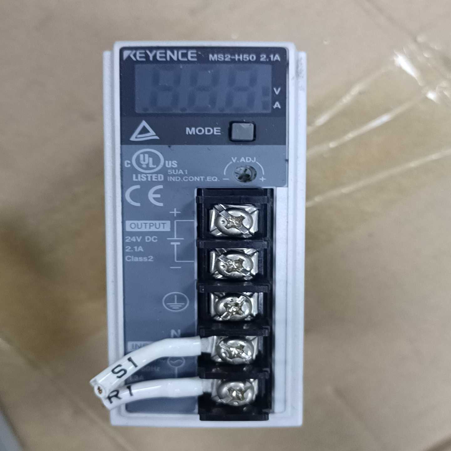 (询价)基恩士数显开关电源MS-H50 ，2.1A 功能正常，成