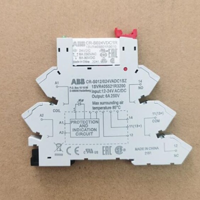 议价原装ABB超薄继电器组件（继电器底座）   CR-S024VADC1CRZ